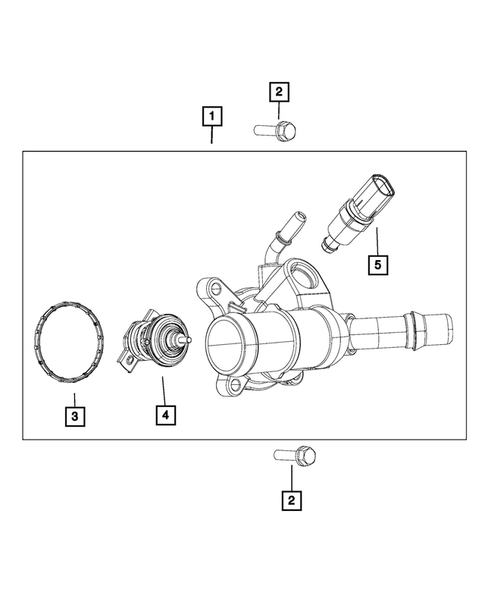 Water Pump and Related Parts for 2014 Dodge Dart #2