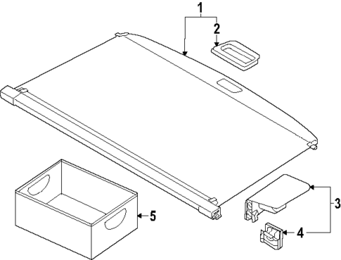 Interior Trim - Rear Body for 2025 Volkswagen ID. Buzz #0
