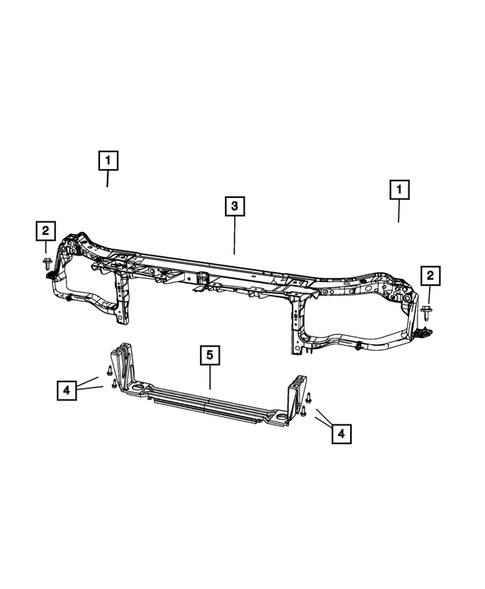 Radiator and Related Parts; Charge Air Cooler for 2016 Dodge Challenger #5