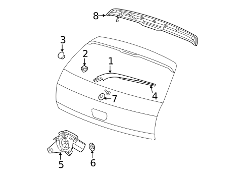 Wipers for 2007 Dodge Magnum #1