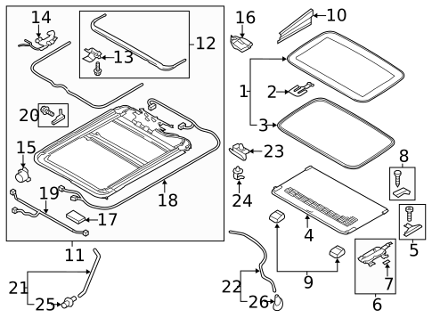 Sunroof for 2017 Audi S8 #0