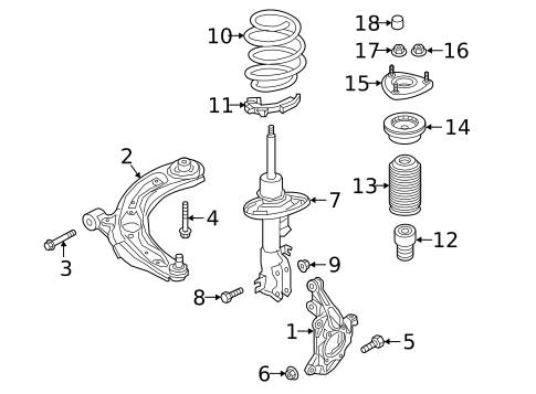 Suspension Components for 2014 Mazda CX-5 #2