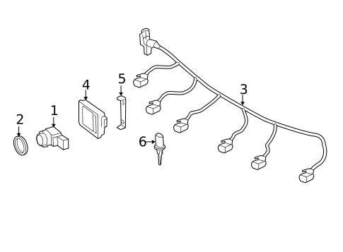Electrical Components for 2021 Mercedes-Benz GLE350 #13