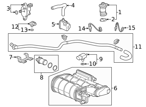 EGR System for 2019 Honda Ridgeline #0