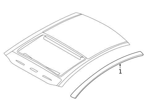 Exterior Trim - Roof for 2018 Kia Optima #1