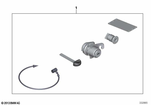 Master Key Locking / Key for 2019 Mini JCW GP #1