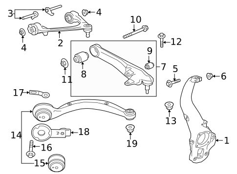 Suspension Components for 2024 Land Rover Range Rover Velar #1