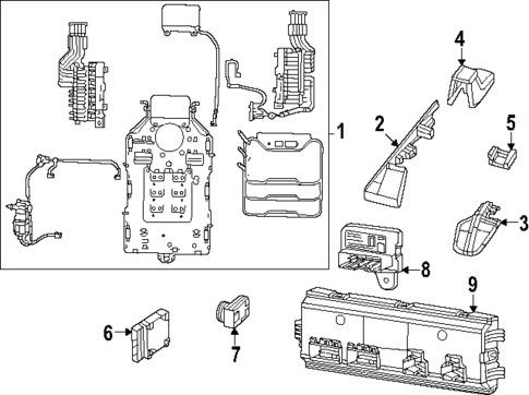 Driver Seat Components for 2025 Ram 1500 #2