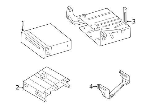 Navigation System Components for 2002 Audi TT Quattro #0