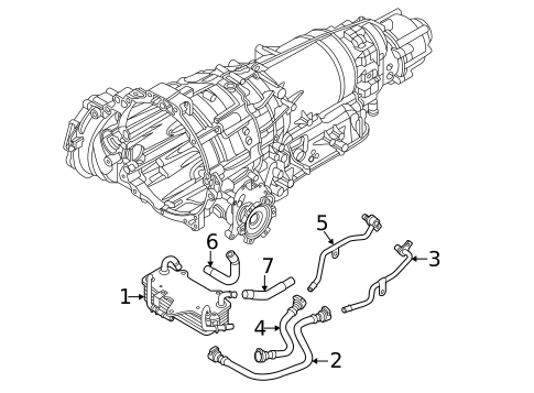 Trans Oil Cooler for 2020 Audi A8 Quattro #0