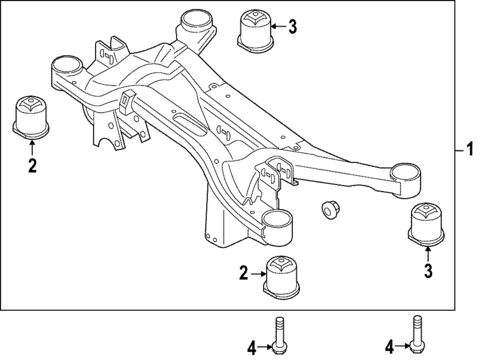 Suspension Mounting for 2023 Audi RS3 #1