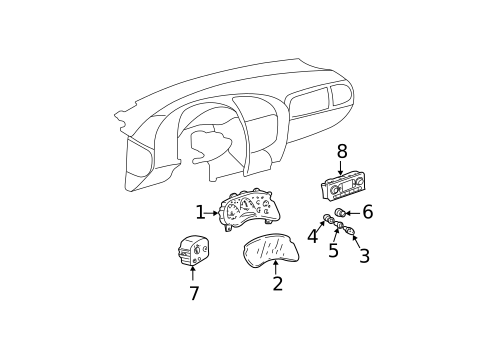 Controls for 2002 Oldsmobile Bravada #0