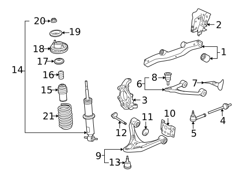 Rear Suspension for 2010 Saturn Sky #0