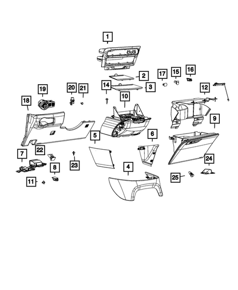 Instrument Panel for 2024 Chrysler Voyager #1