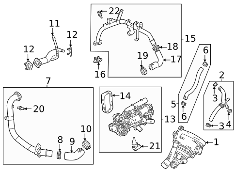 Water Pump for 2024 Buick Encore GX #1