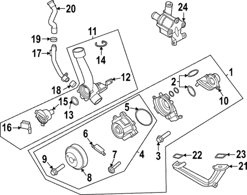 Water Pump for 2024 Porsche 911 #0
