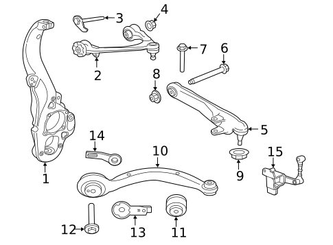 Suspension, Springs & Related Components for 2020 Jaguar F-Pace #0