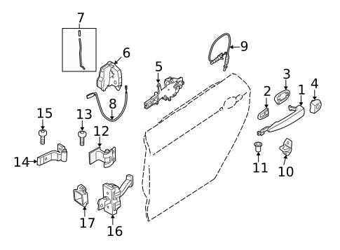 Rear Door for 2015 BMW 335i GT xDrive #0