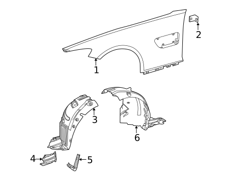 Fender & Components for 2019 Mercedes-Benz AMG GT S #0