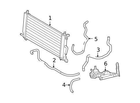 Inverter Cooling Components for 2008 Lexus RX400h #0