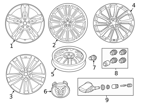 Wheels for 2020 Jaguar XE #0