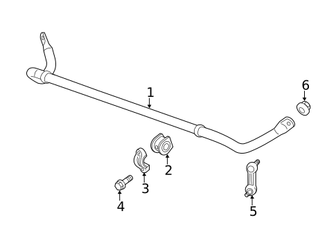 Stabilizer Bar & Components for 2019 Chevrolet Corvette #0