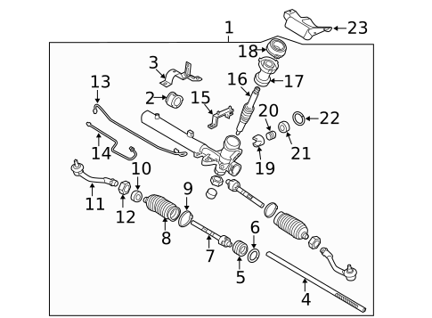 Steering Gear & Linkage for 2013 Kia Soul #0