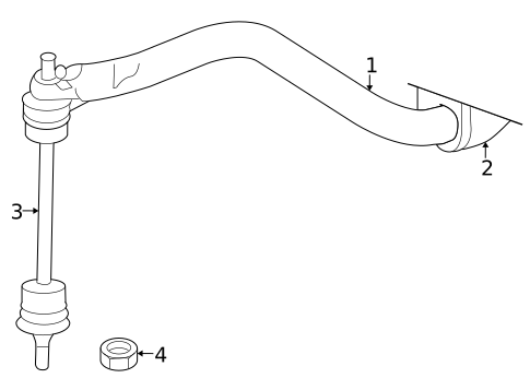 Stabilizer Bar & Components for 2004 Dodge Viper #0