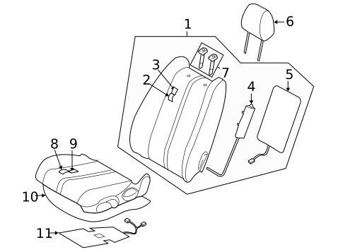 Heated Seats for 2014 Mazda CX-9 #1