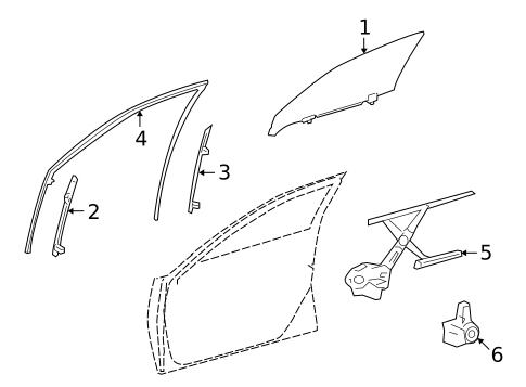 Front Door for 2010 Lexus LS600h #0