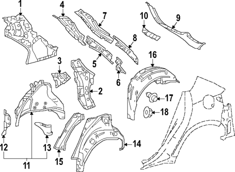 Inner Structure for 2023 Toyota GR Corolla #0