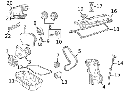 Engine Parts for 2009 Chrysler PT Cruiser #1