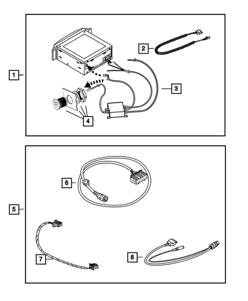 Audio and Electronics for 2008 Chrysler Pacifica #3