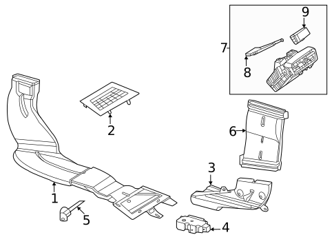 Ducts for 2022 Mercedes-Benz EQS 580 #3