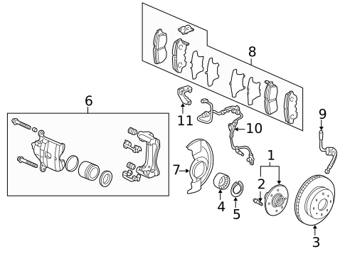 Anti-Lock Brakes for 2000 Honda Accord #3