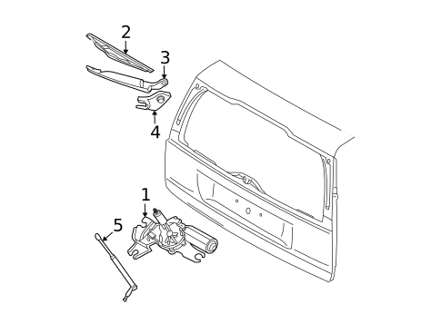 Wiper & Washer Components for 2005 Volvo V70 #1