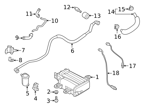 Emission Components for 2021 Kia Telluride #0