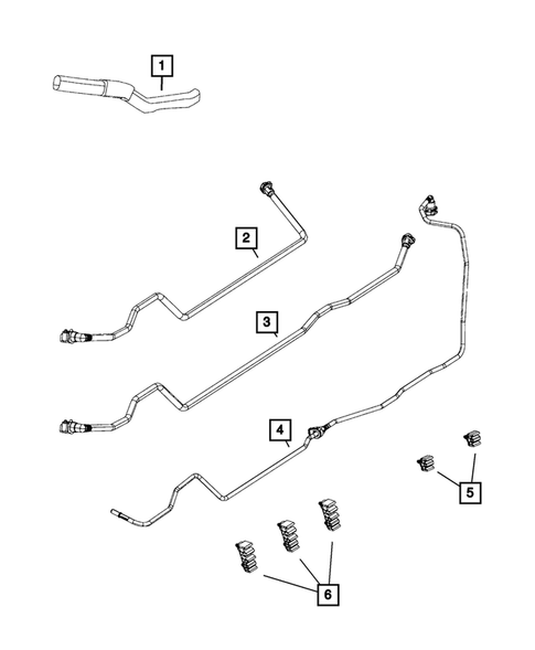 Fuel Lines and Tubes for 2023 Ram 1500 Classic #0