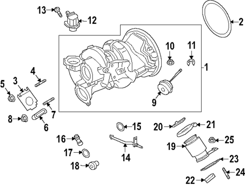 Turbocharger & Components for 2025 Porsche Cayenne #0