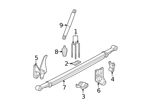 Rear Suspension for 2008 GMC Yukon XL 2500 #1