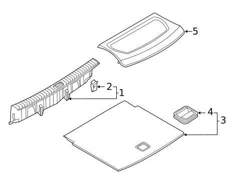 Interior Trim - Rear Body for 2025 Audi Q3 #1