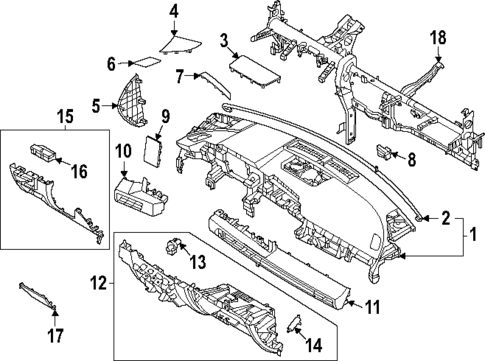 Instrument Panel for 2025 Hyundai Sonata #0