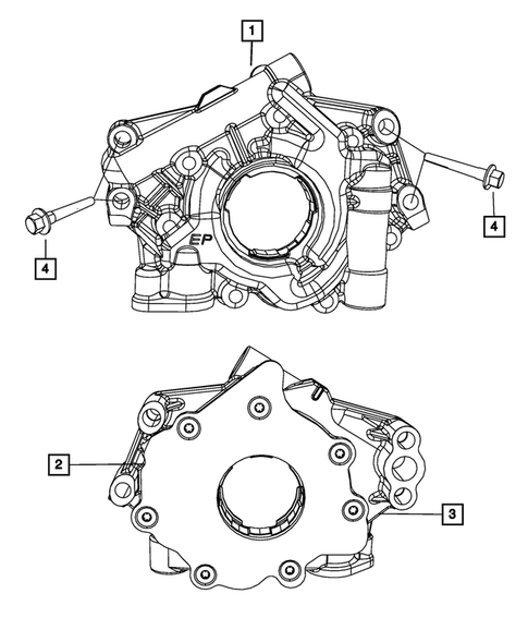 Engine Oiling, Oil Pan and Indicator (Dipstick) for 2008 Jeep Grand Cherokee #2