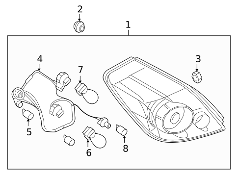 Bulbs - Chassis for 2010 Nissan Altima #6