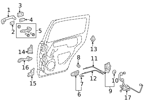 Lock & Hardware for 2016 Toyota Yaris #1