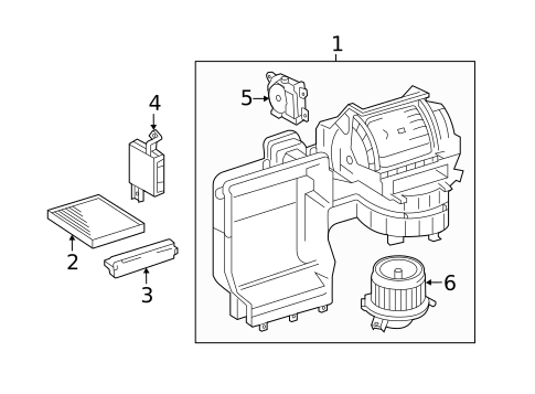 Evaporator & Heater Components for 2014 Toyota Camry #3