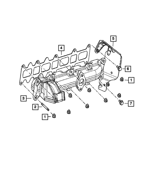 Manifolds and Vacuum Fittings for 2014 Ram ProMaster 3500 #1