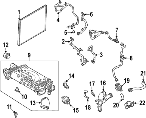 Intercooler for 2023 Land Rover Range Rover #0