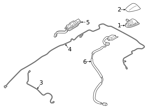 Antenna & Radio for 2017 Nissan Armada #0