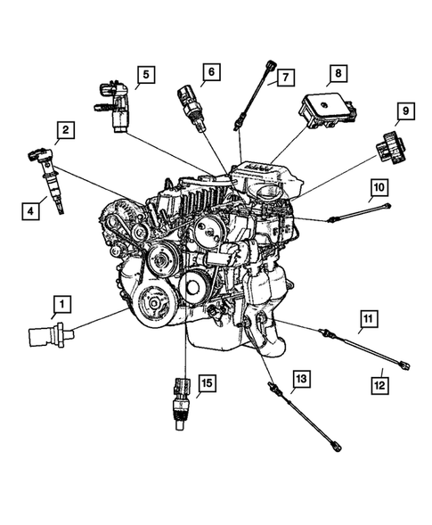 Sensors for 2002 Jeep Grand Cherokee #1